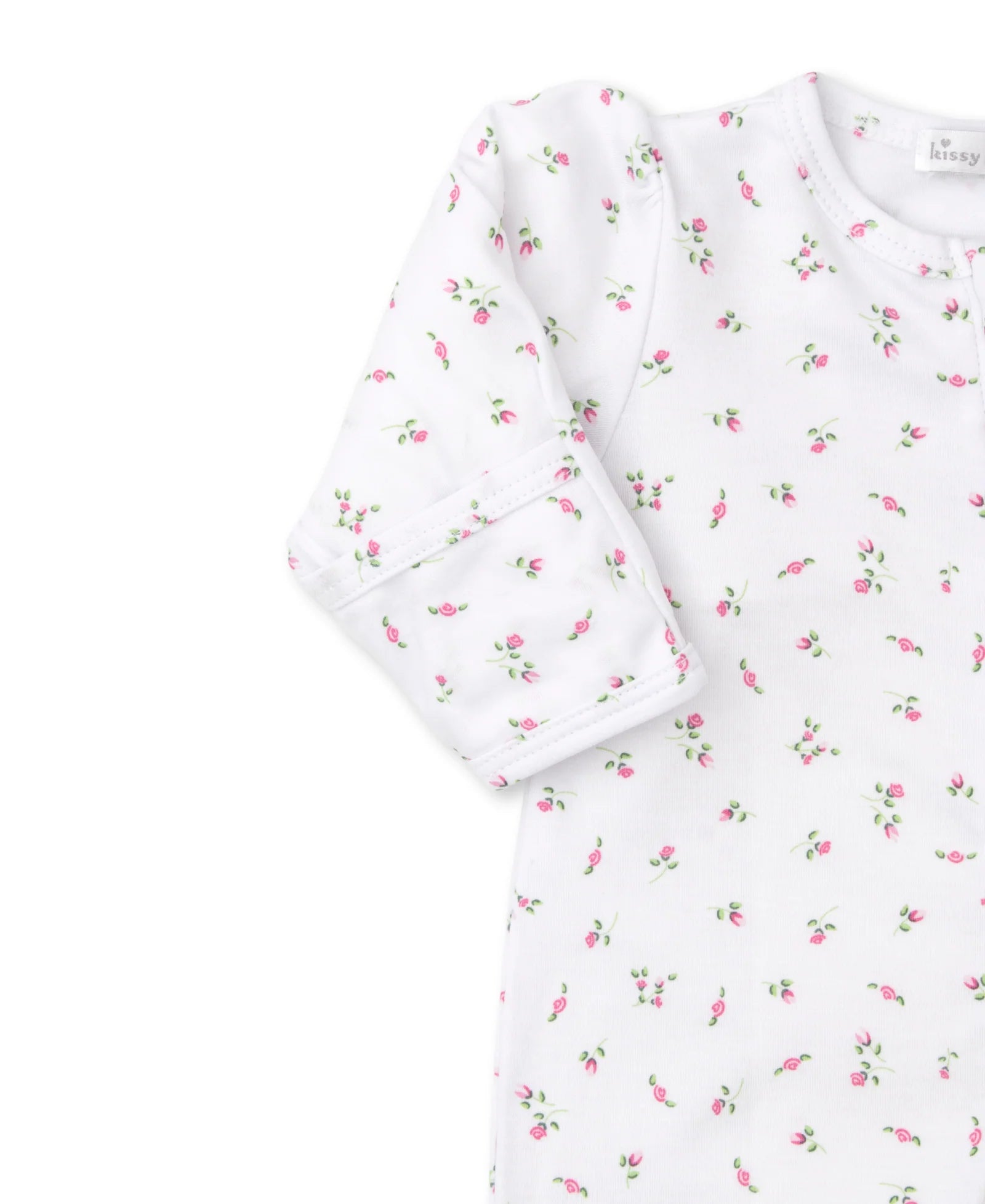 Kissy Garden Print Ruffle Footie