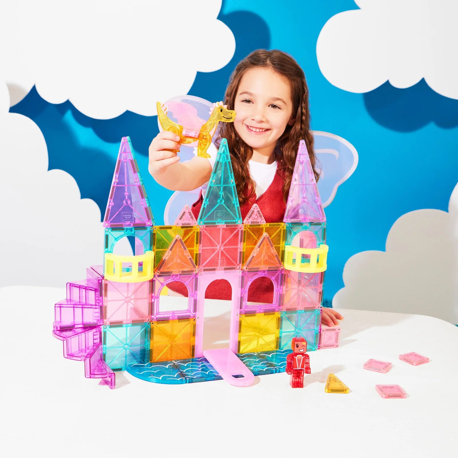 Magna-Tiles Castle Deluxe 48pc Set