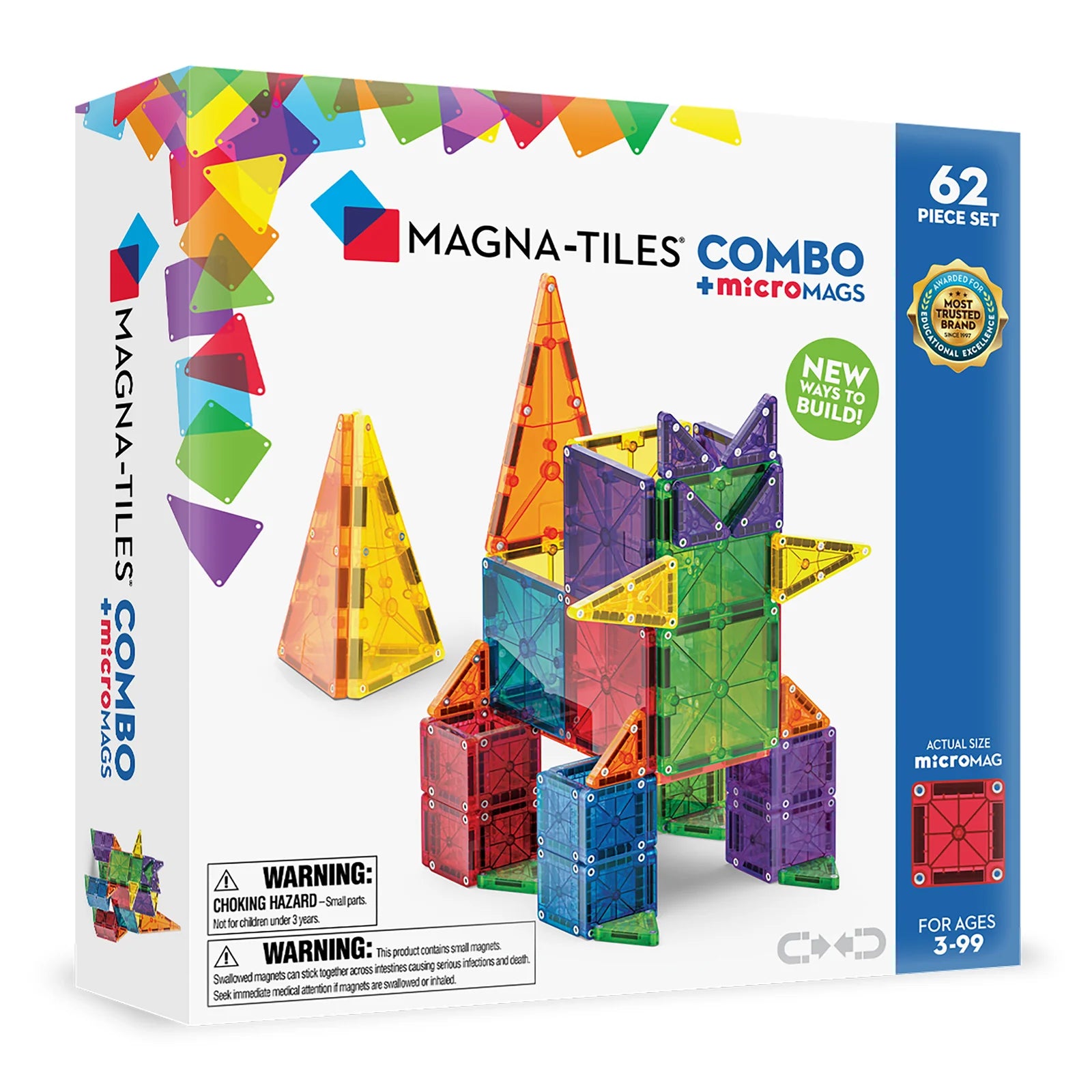 Magna-Tiles Combo 62-Piece Set