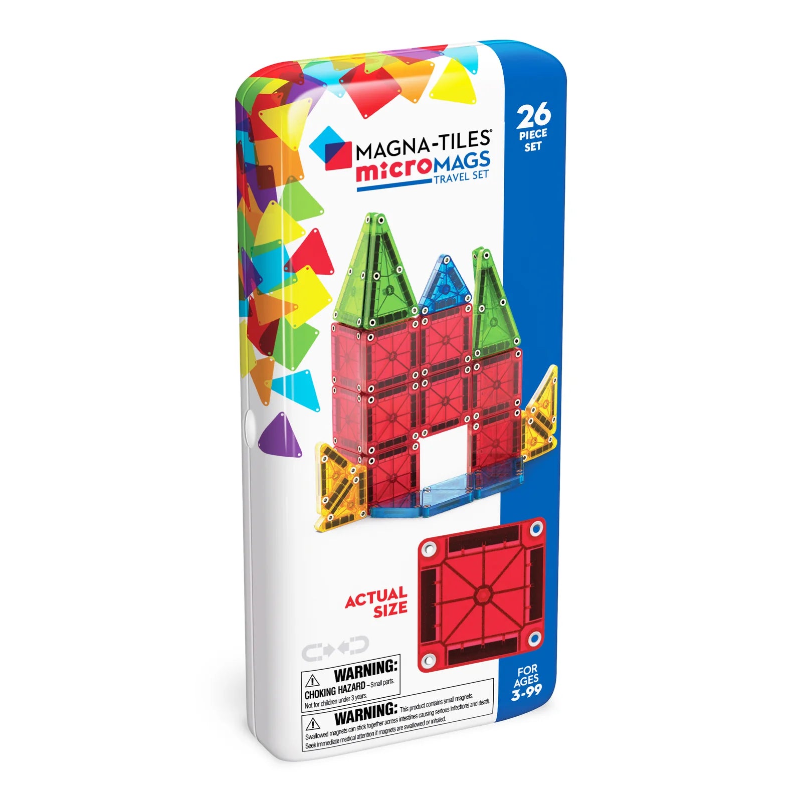 Magna-Tiles Micro Mags 26pc Travel Set