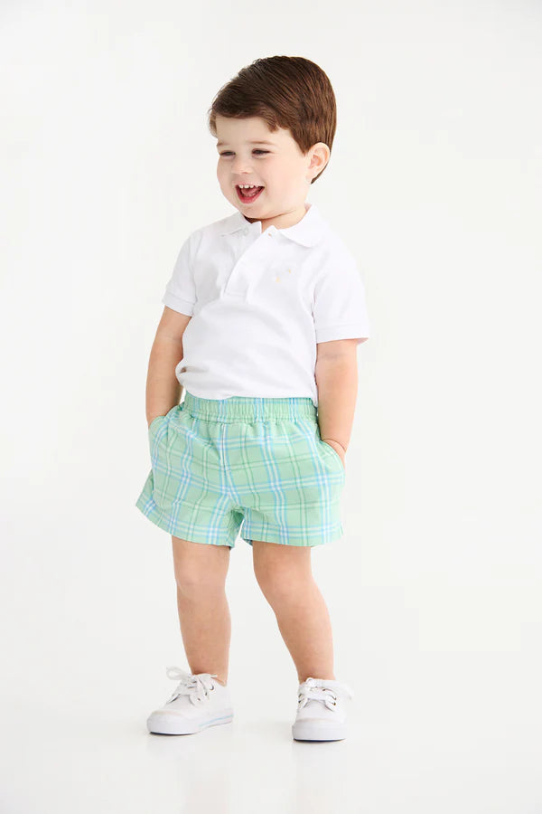 TBBC Sheffield Shorts Pelham Bay Green Plaid