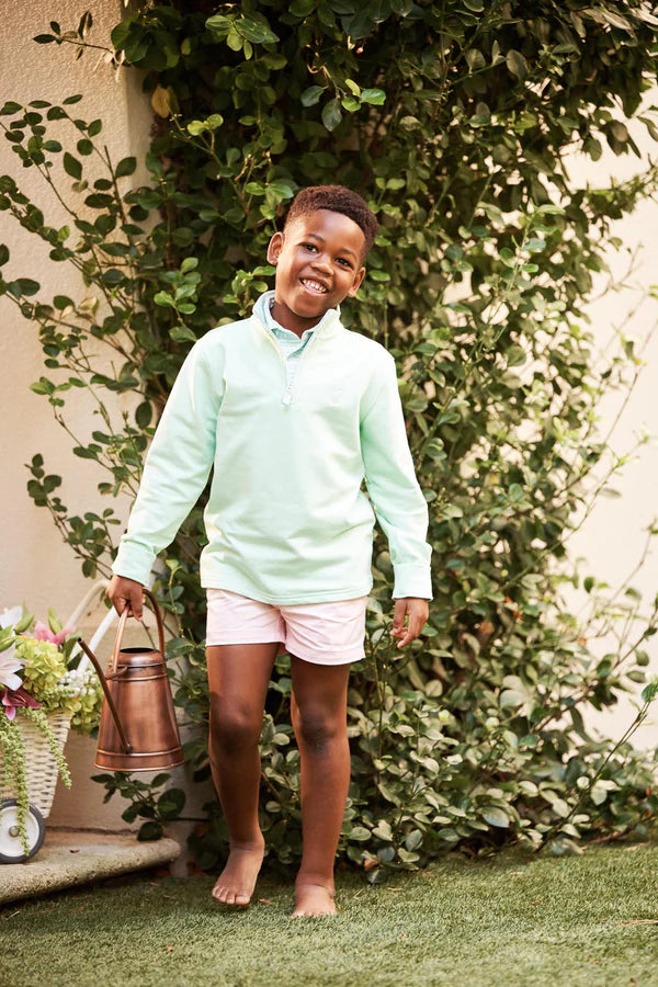 TBBC Hayword Half Zip Grace Bay Green