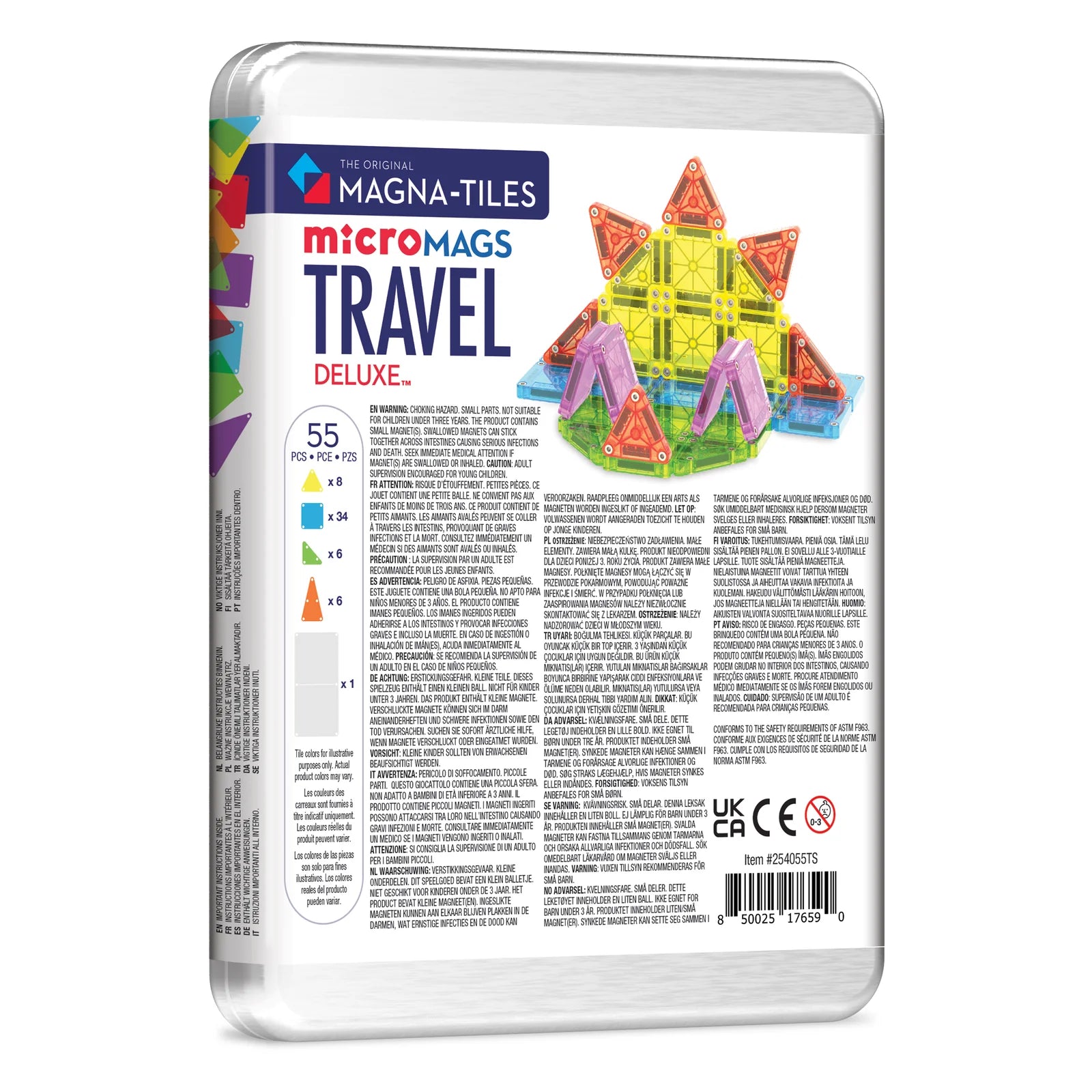 Magna-Tiles Travel Set Deluxe 55pc Set