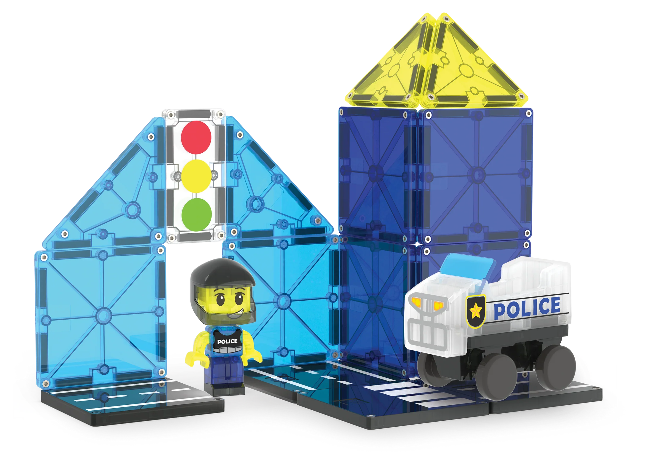 Magna-Tiles Police Patrol 20pc Set