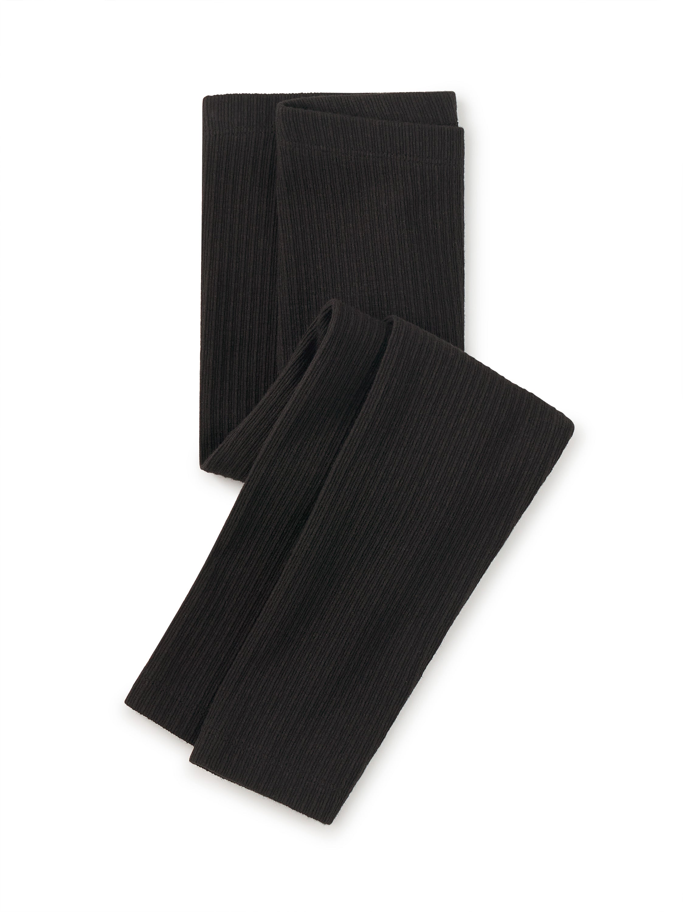 Jet Black Pointelle Leggings