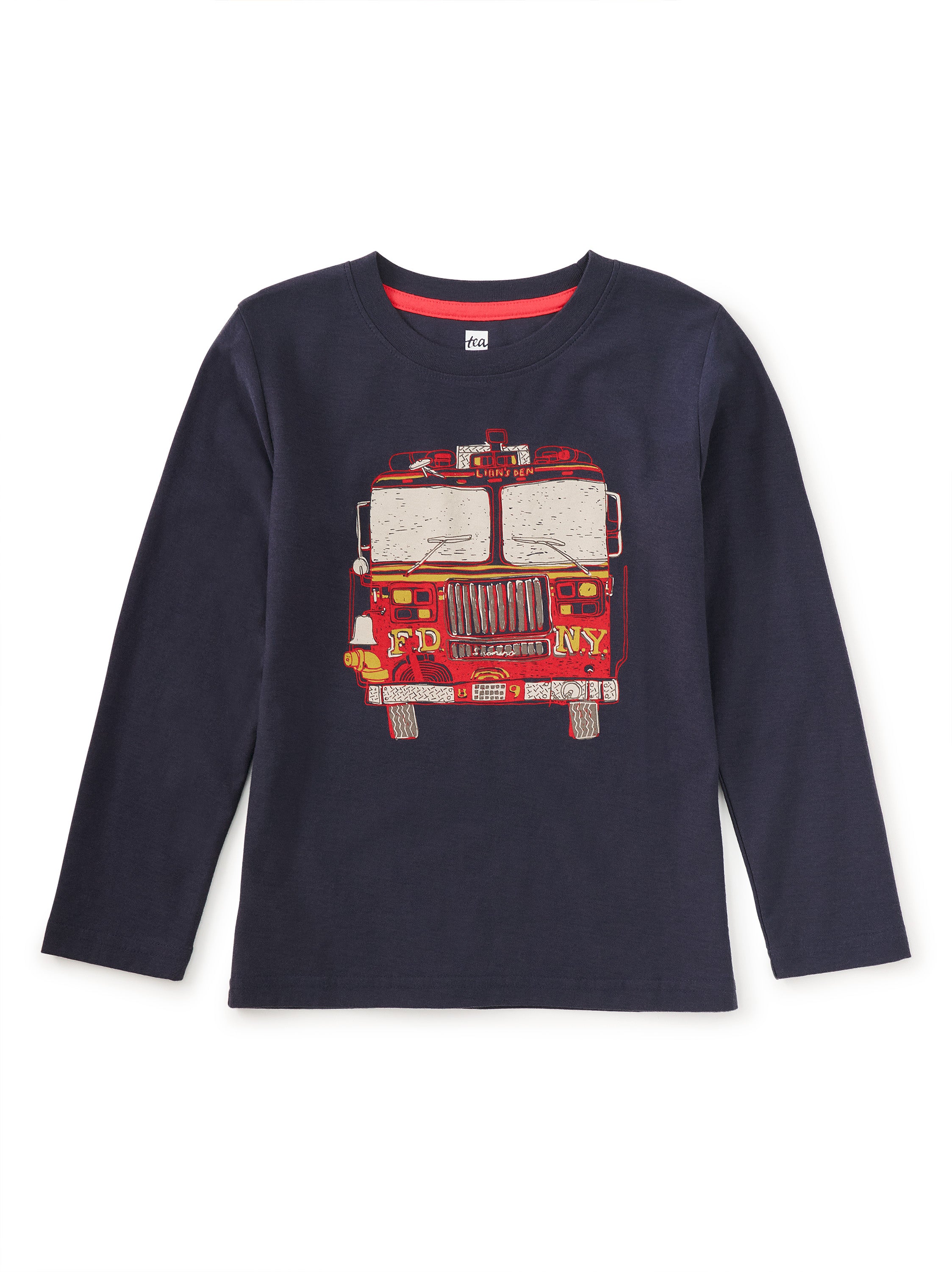 Indigo 2-Sided Firetruck LS Tee