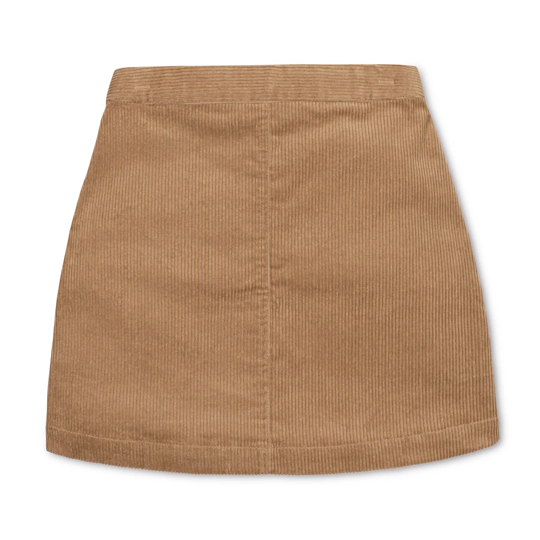 Organic Corduroy Button Front Skirt