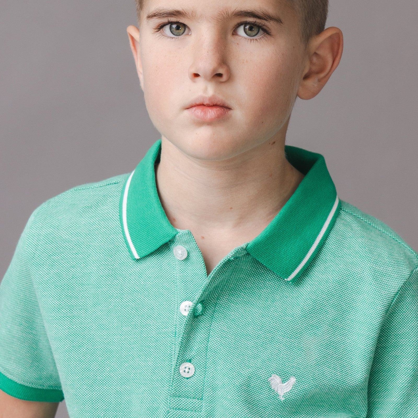 Kelly Green Pique Polo