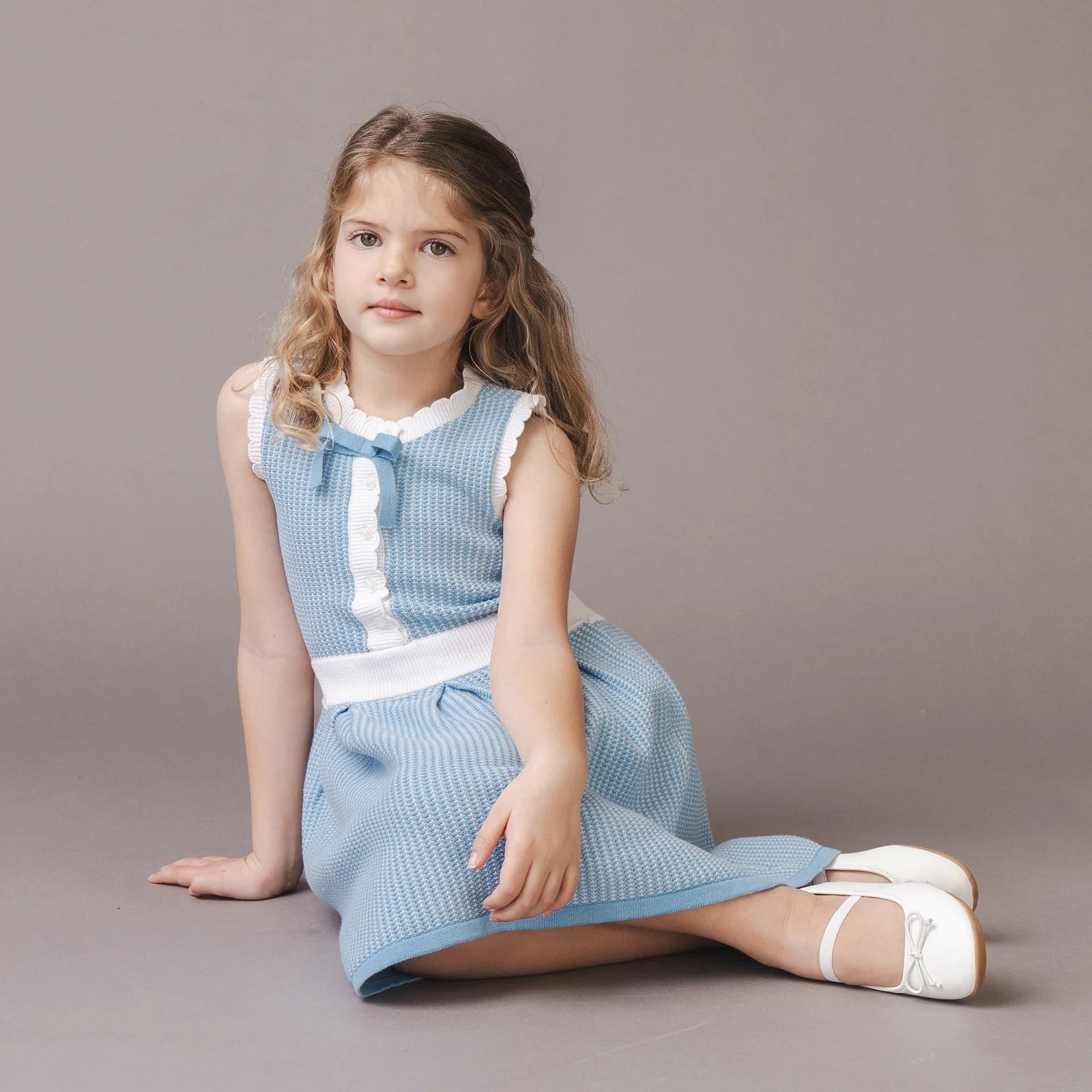 Button Front Tank Sweater Dress