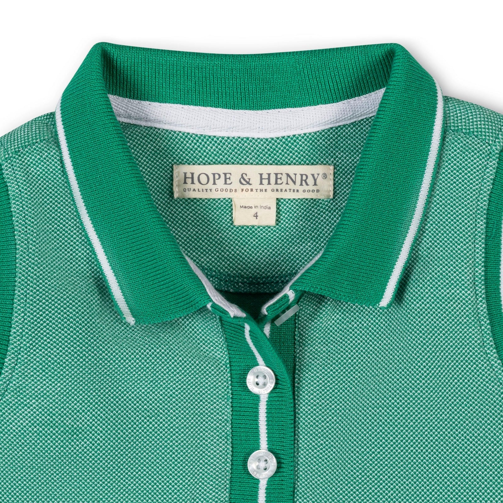 Kelly Green Pique Polo Dress