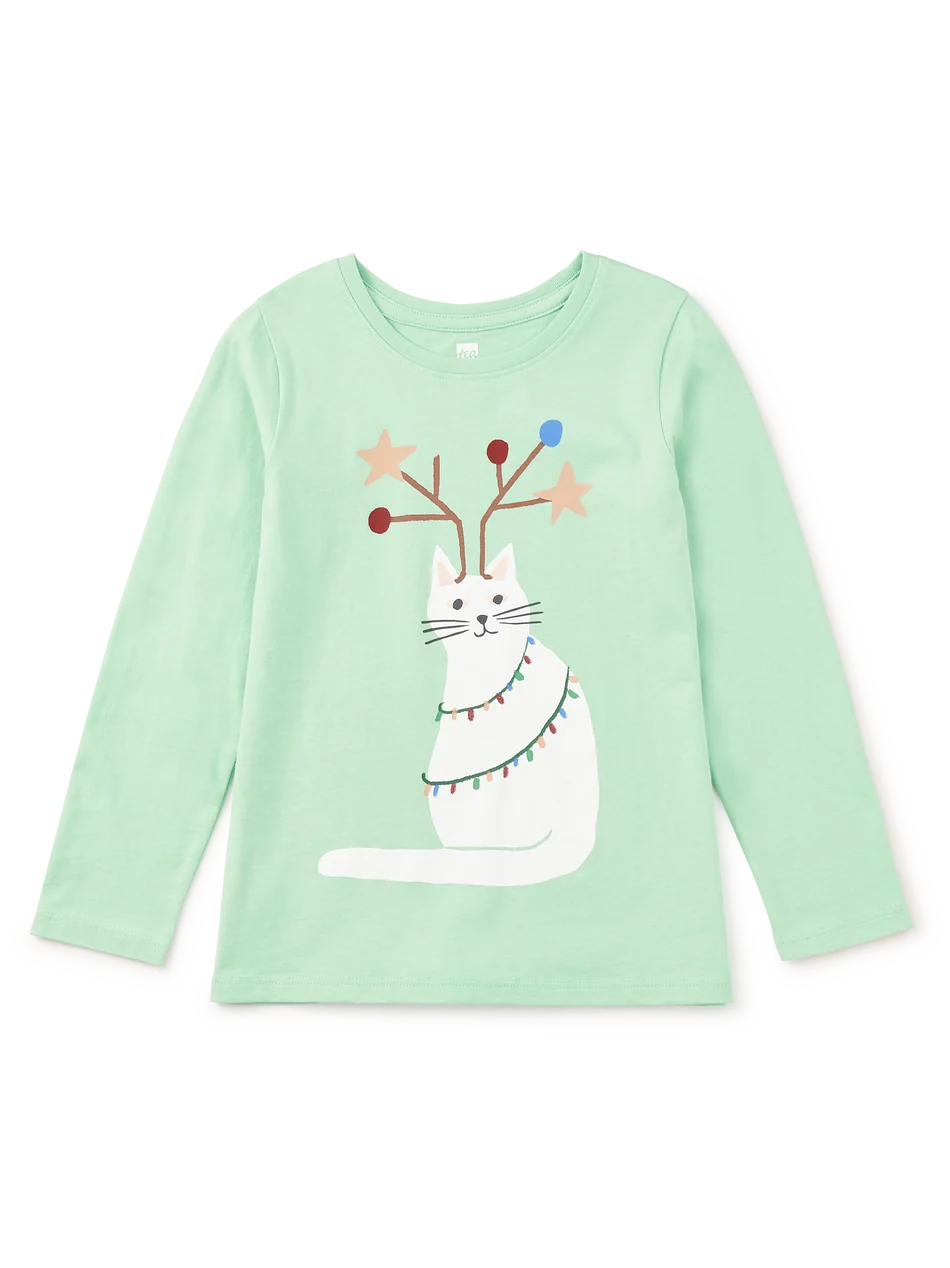 Holiday Cat Graphic Tee