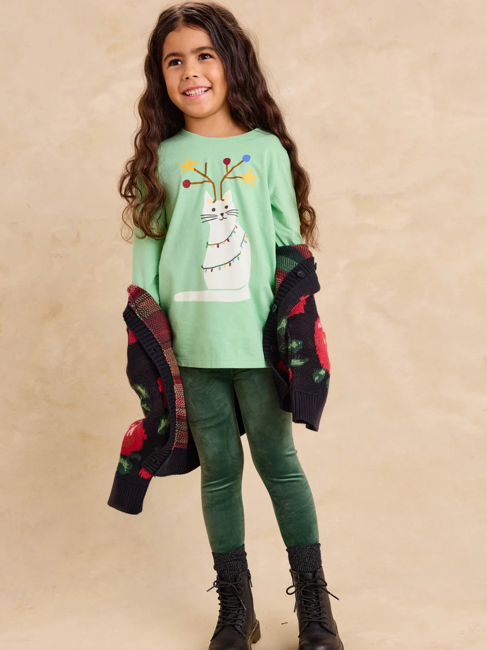Holiday Cat Graphic Tee