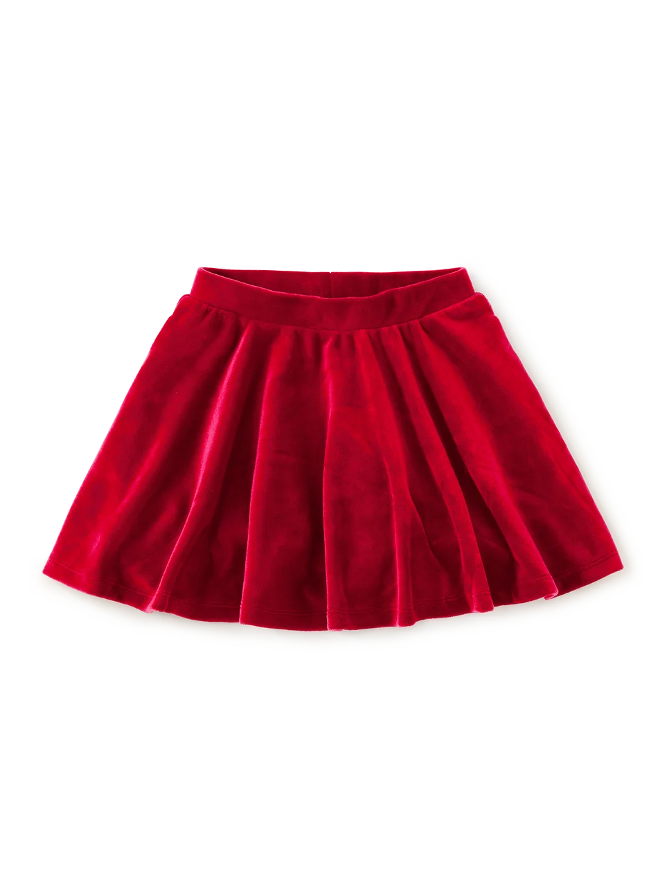 Velour Twirl Skirt