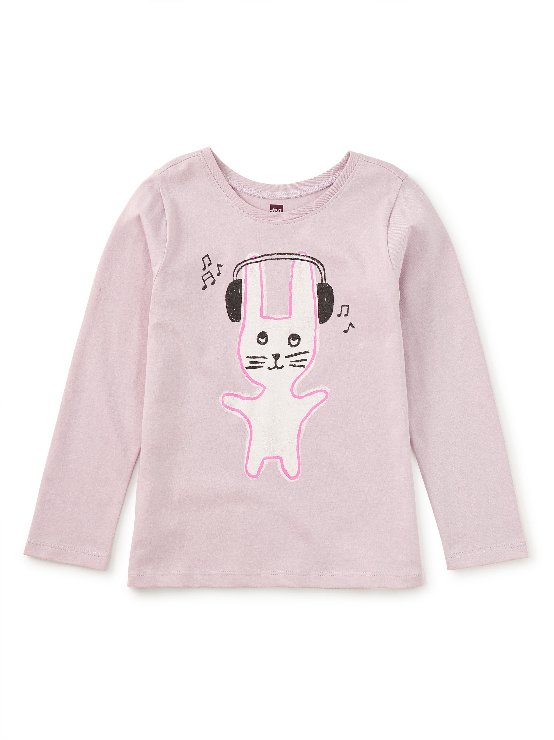 Urchin Purple Bunny Bop Graphic LS Tee
