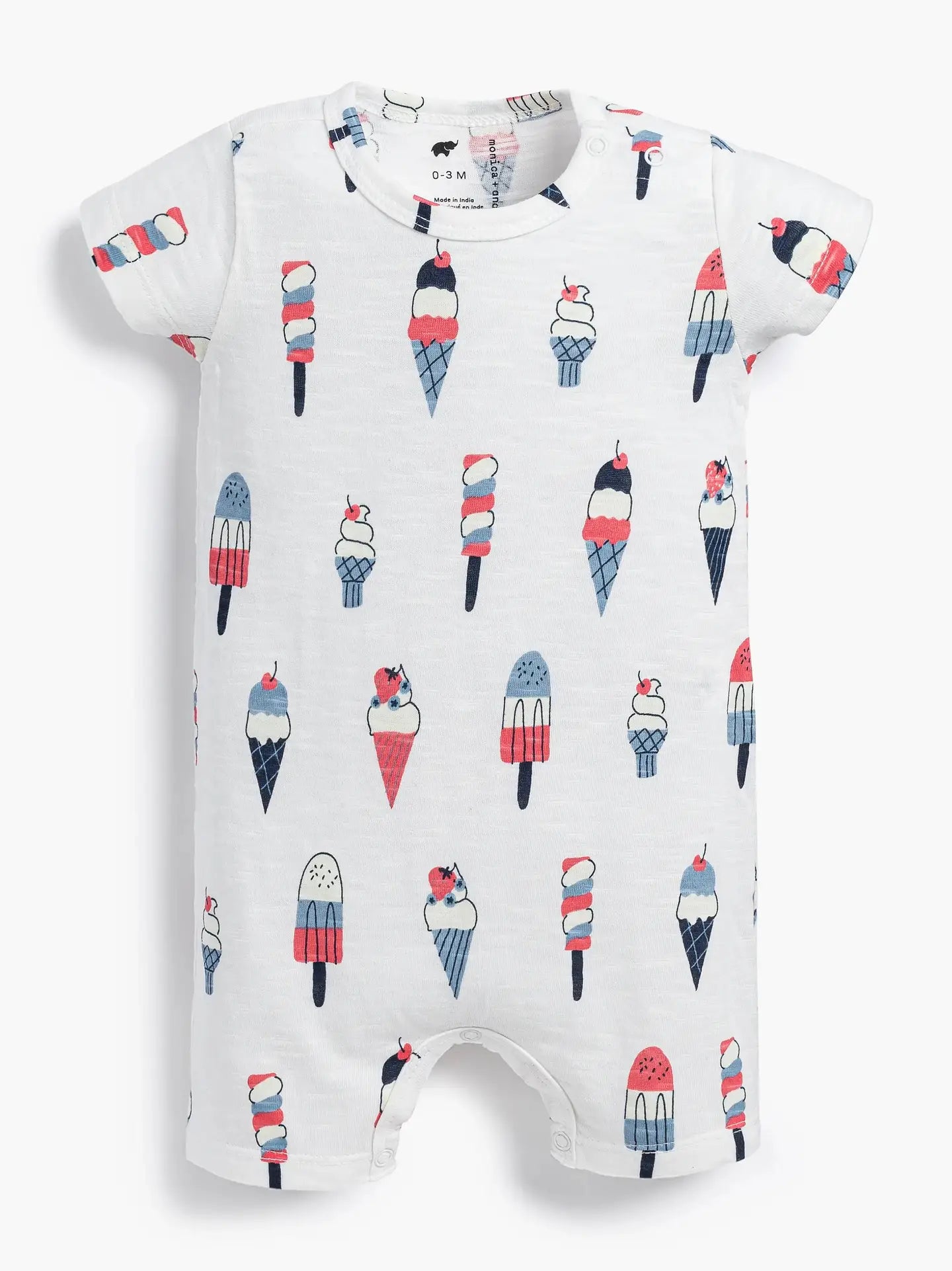 Icy Treats Shorty Romper