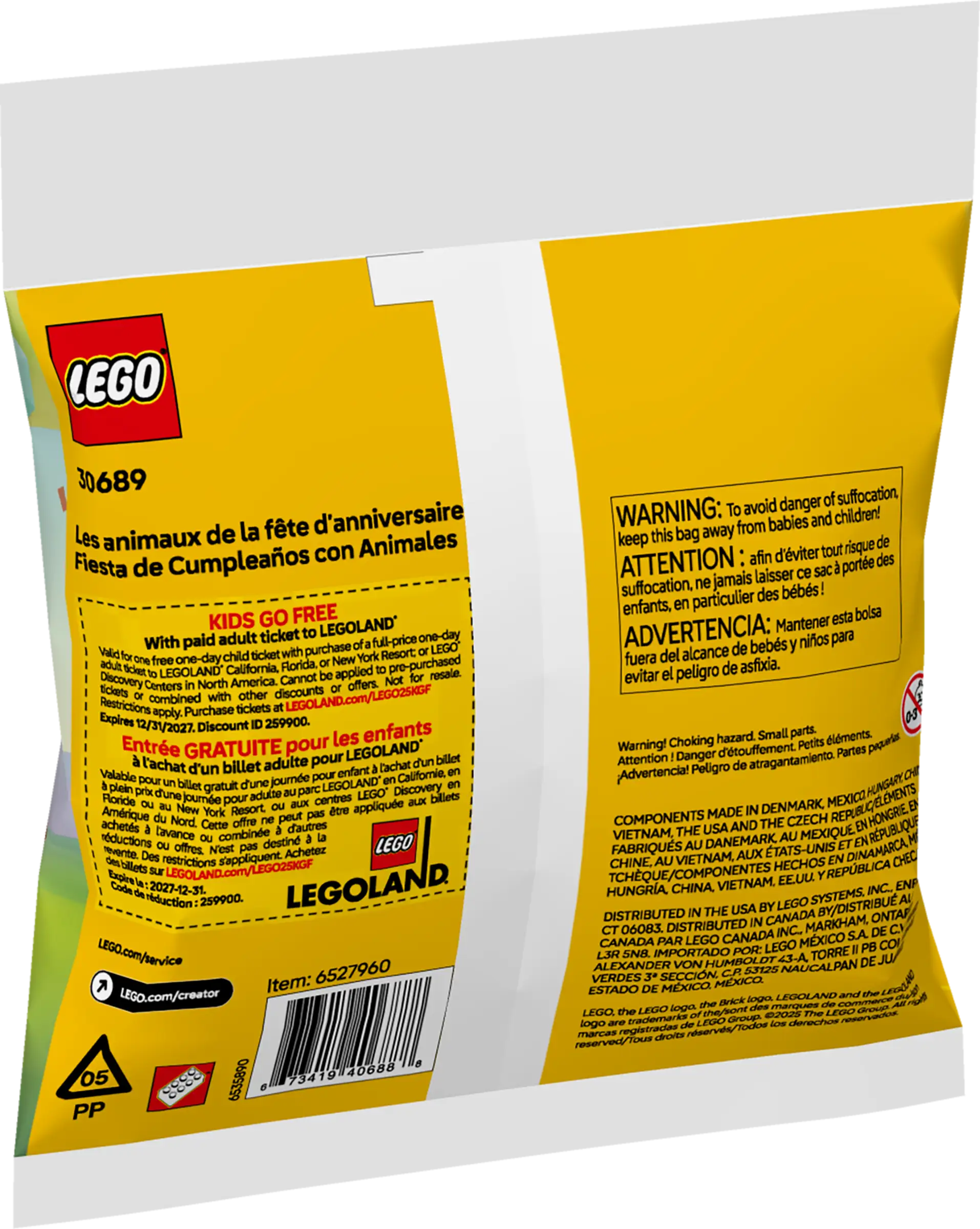 LEGO Birthday Party Animals