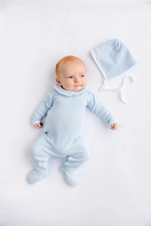 TBBC Bundle Me Bonnet Buckhead Blue/Worth Ave White