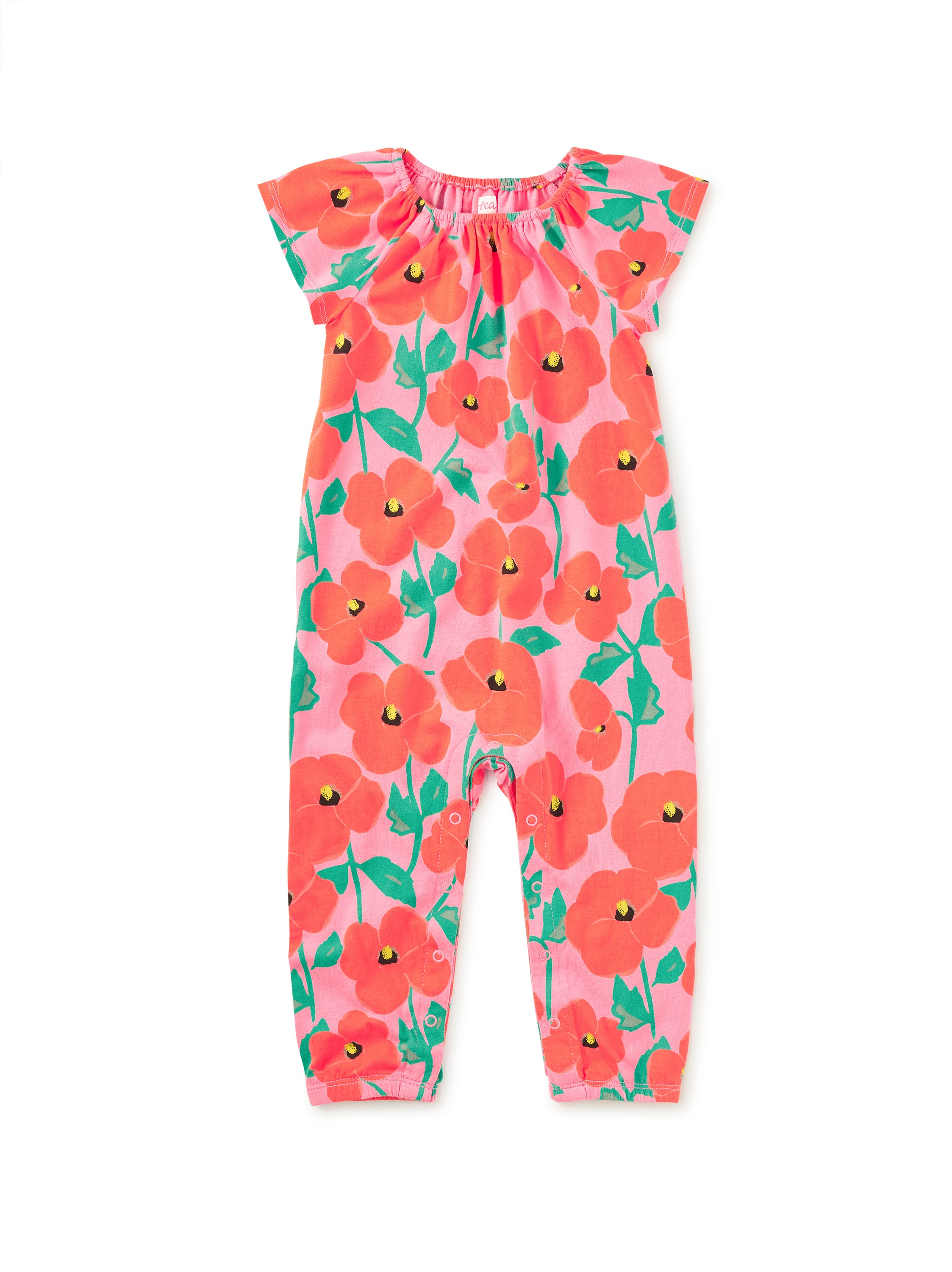 TULIP SLEEVE BABY ROMPER