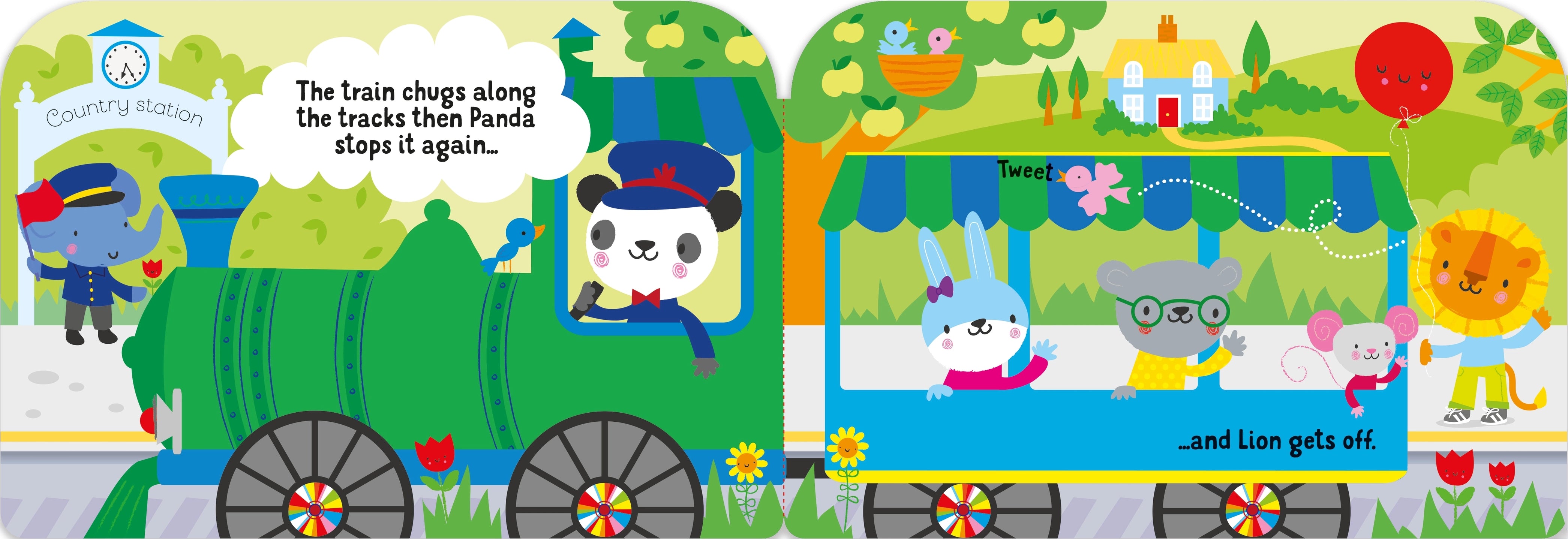 Baby's Very First Train Book : Usborne