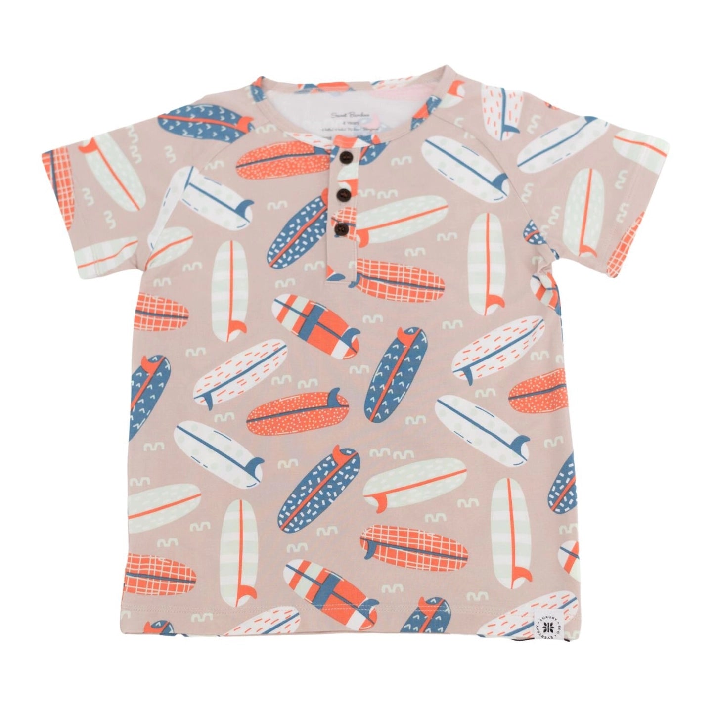 Raglan Henley S/S  - Surfboards