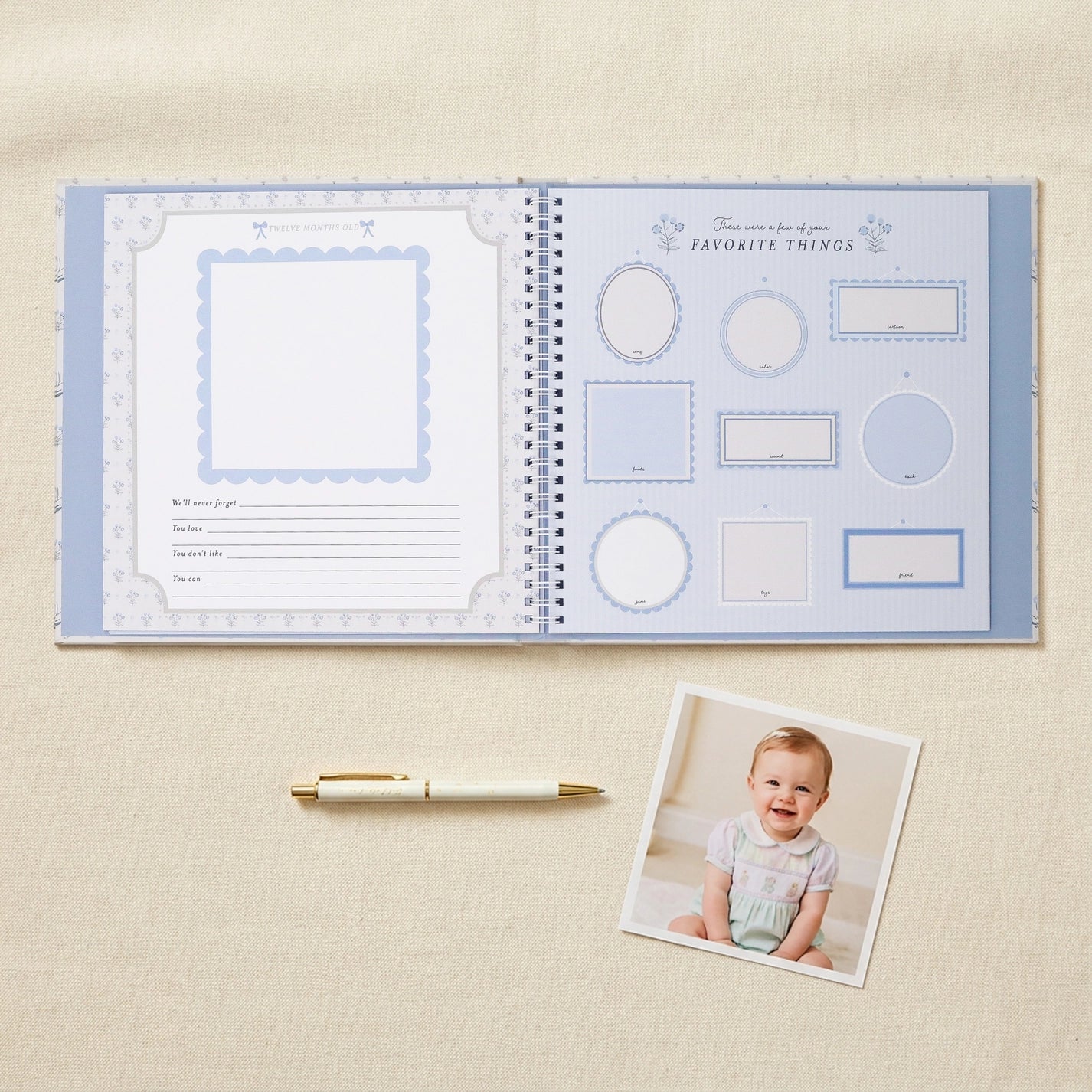 Little Goose First Year Baby Memory Book