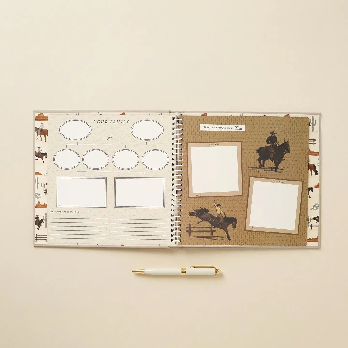 My First Rodeo First Year Baby Memory Book