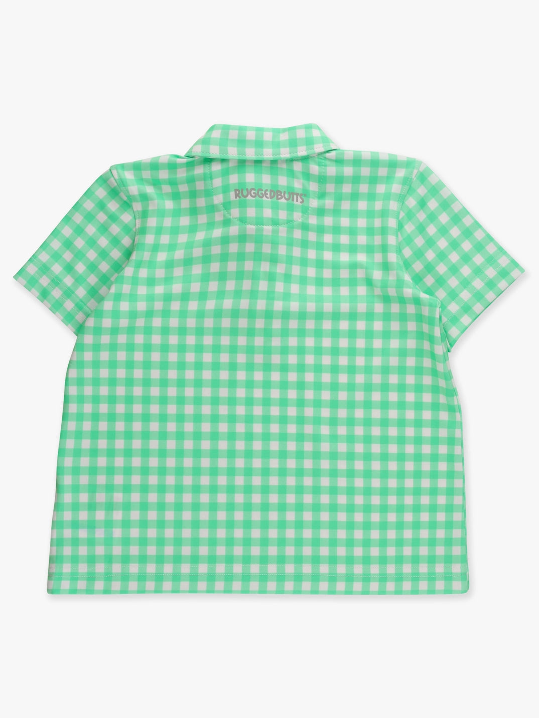Classic Spring Bud Gingham Knit Short Sleeve Performance Polo