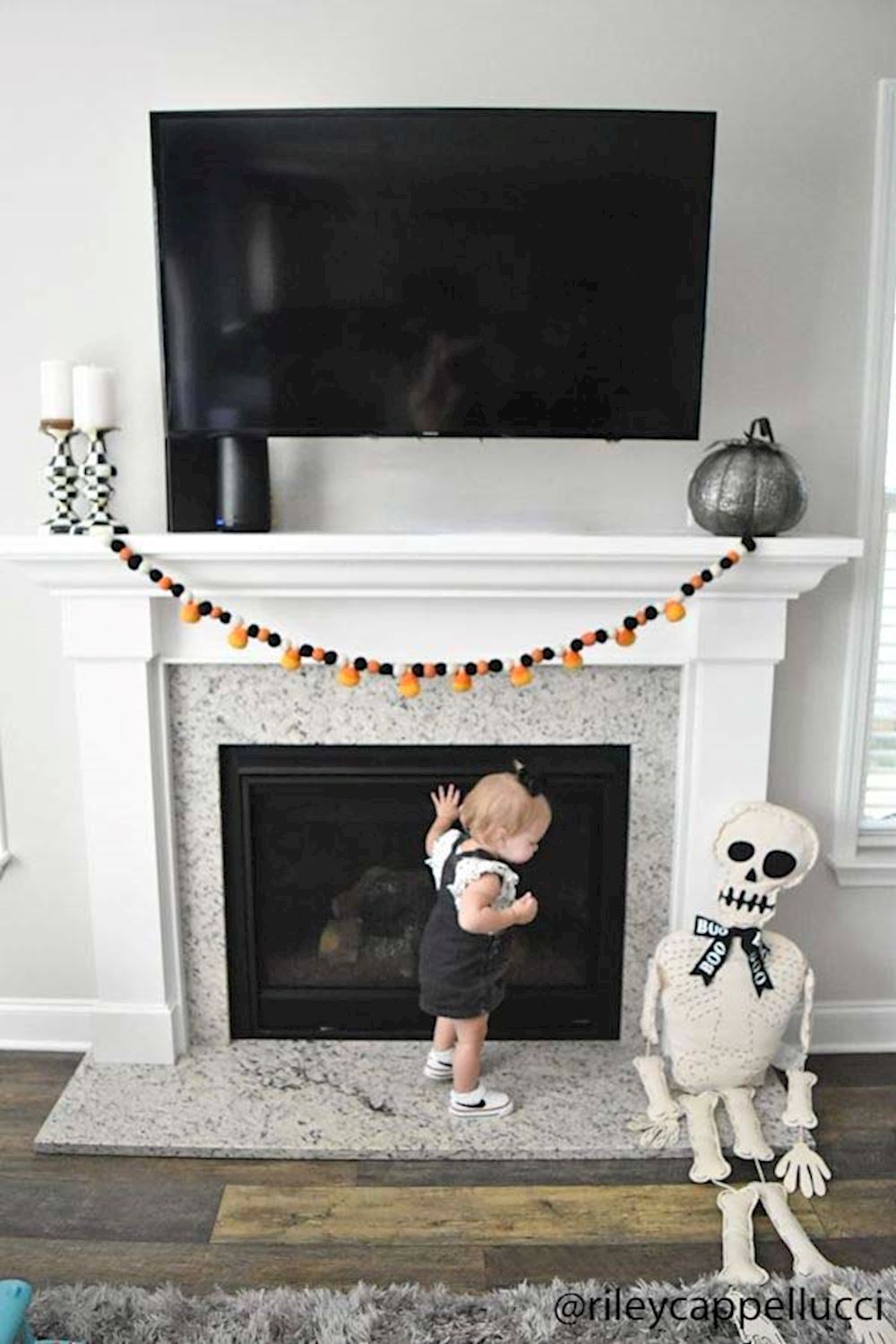 Stuffed Skeleton Sitter