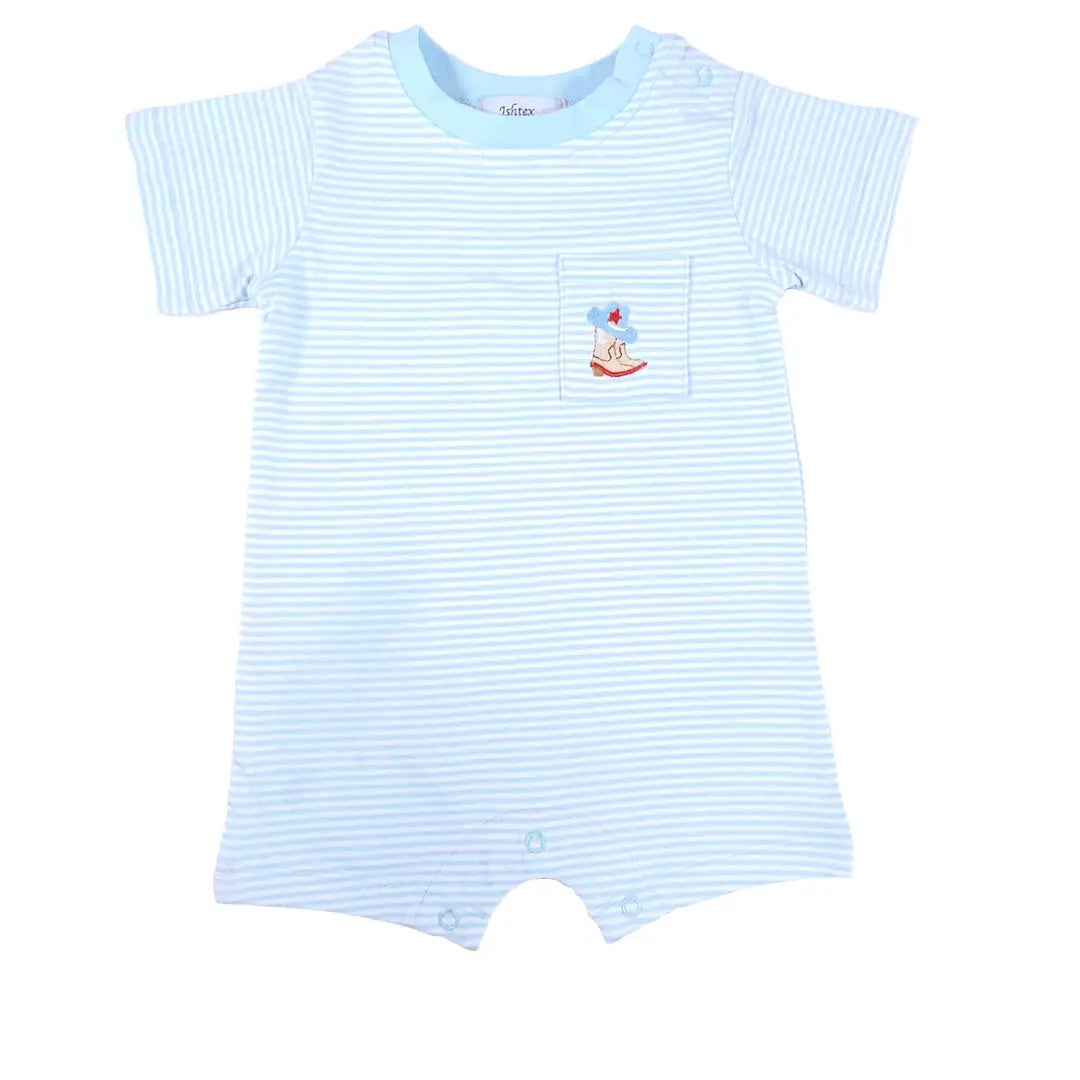 Cowboy Boy's Romper