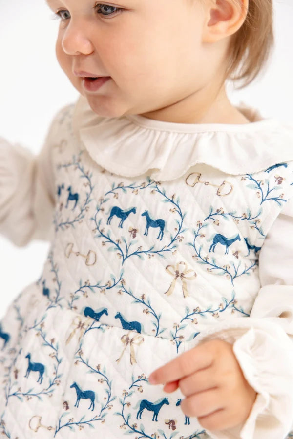 TBBC Long Sleeve Ramona Ruffle Shirt Palmetto Pearl