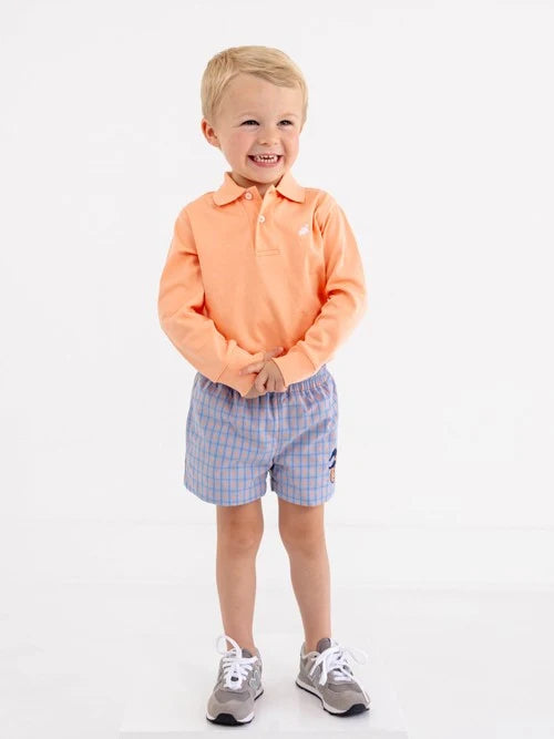 TBBC Prim and Proper Polo LS Seashore Sherbert