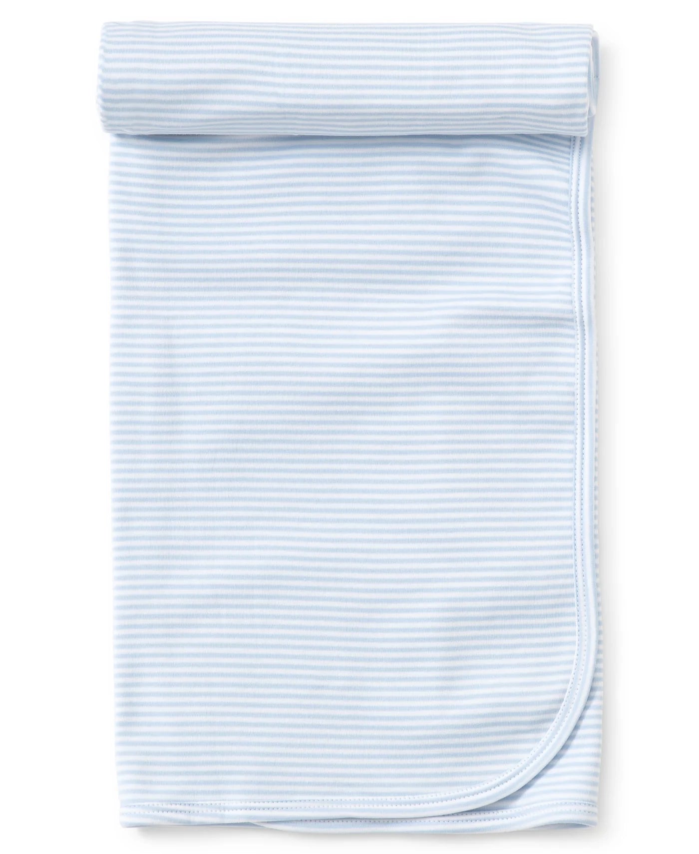 Kissy Lt Blue Stripe Blanket