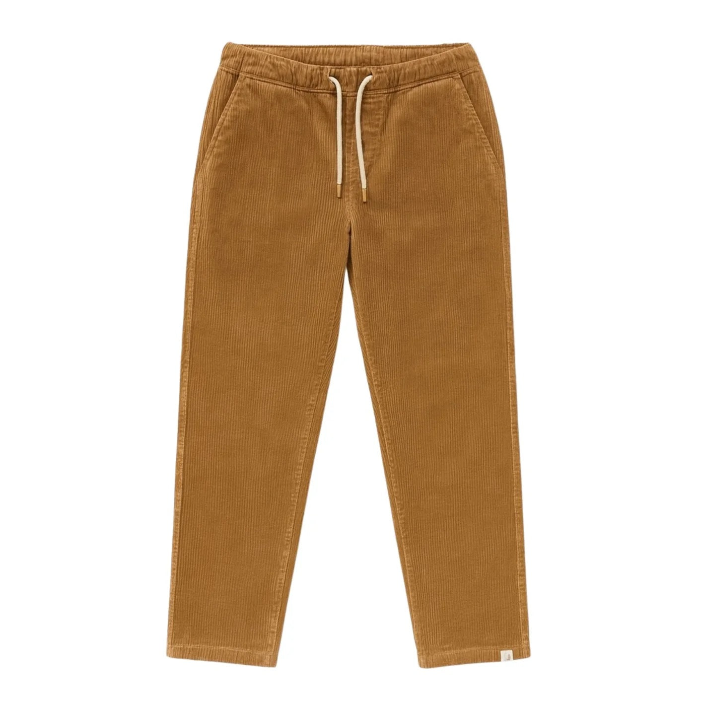 Beige Moleskin Cord Joggers