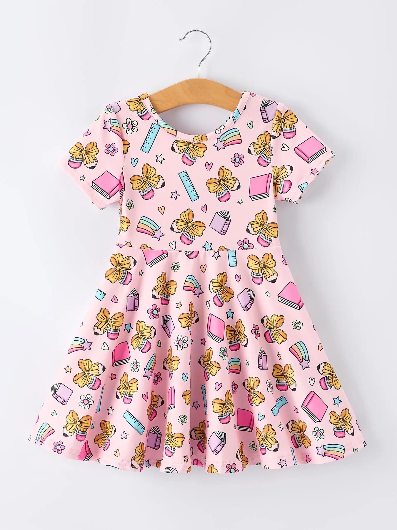 Back to School Print Dress