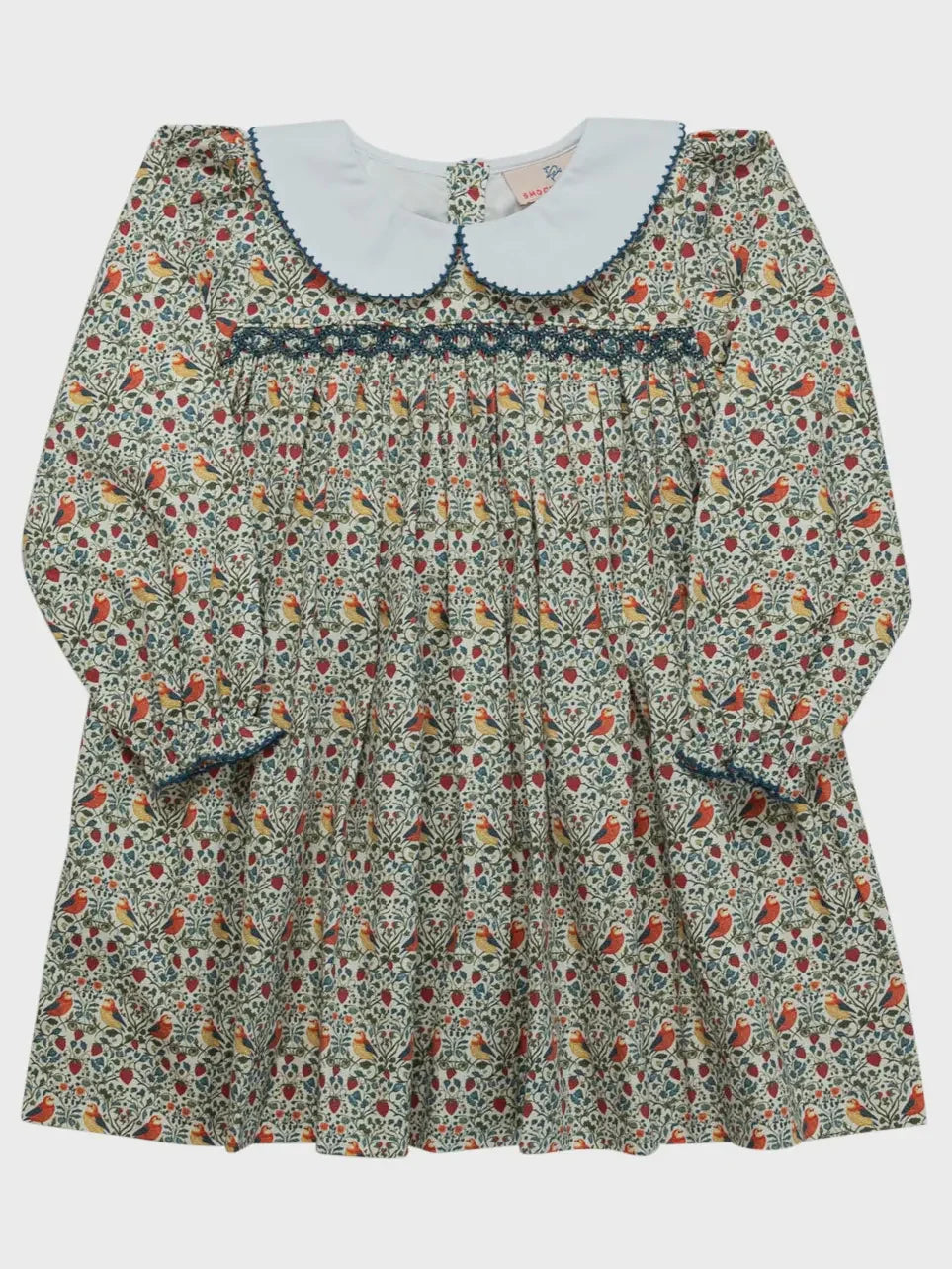 William Morris Bird Print Dress