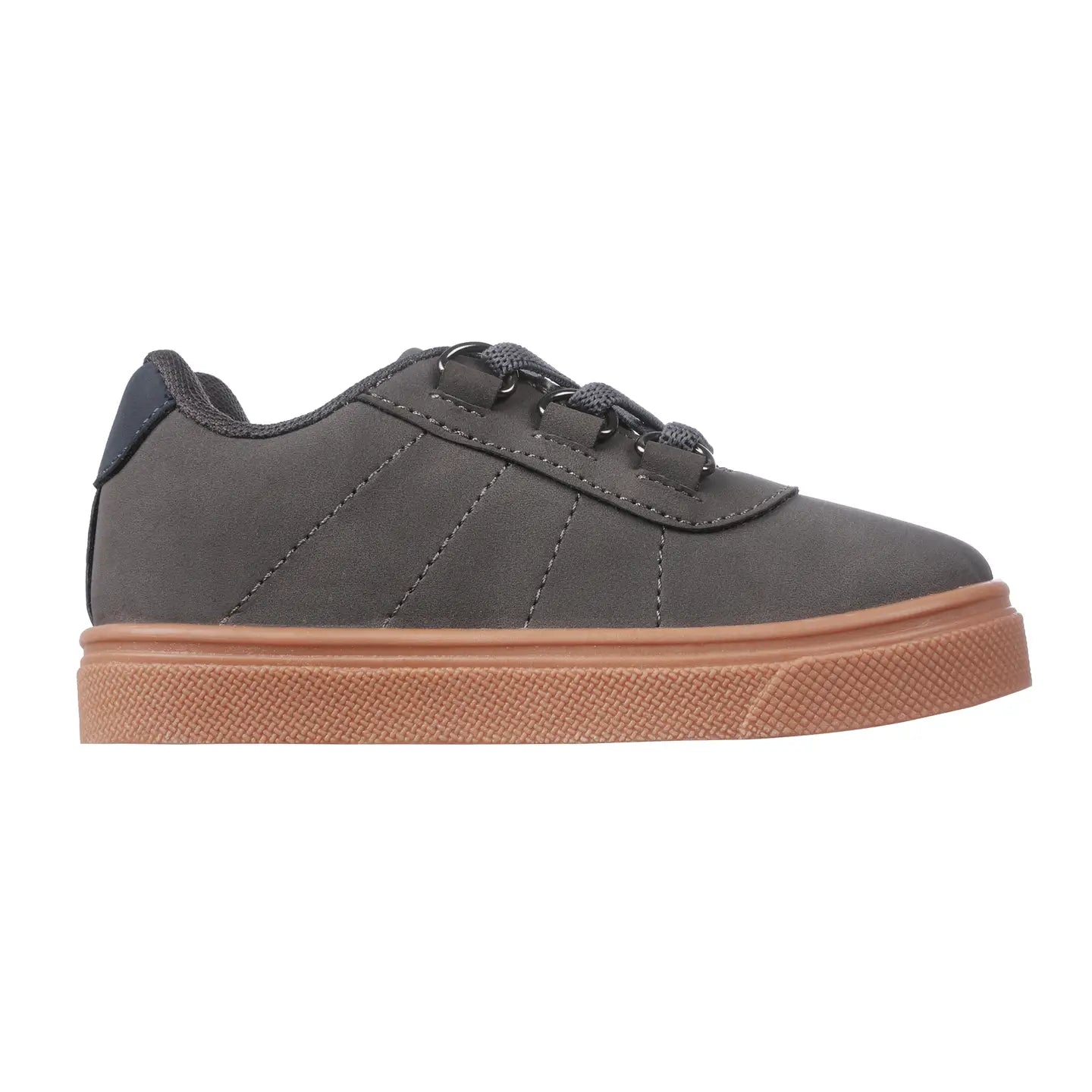 Wyatt Charcoal Boys Slip-On Shoe