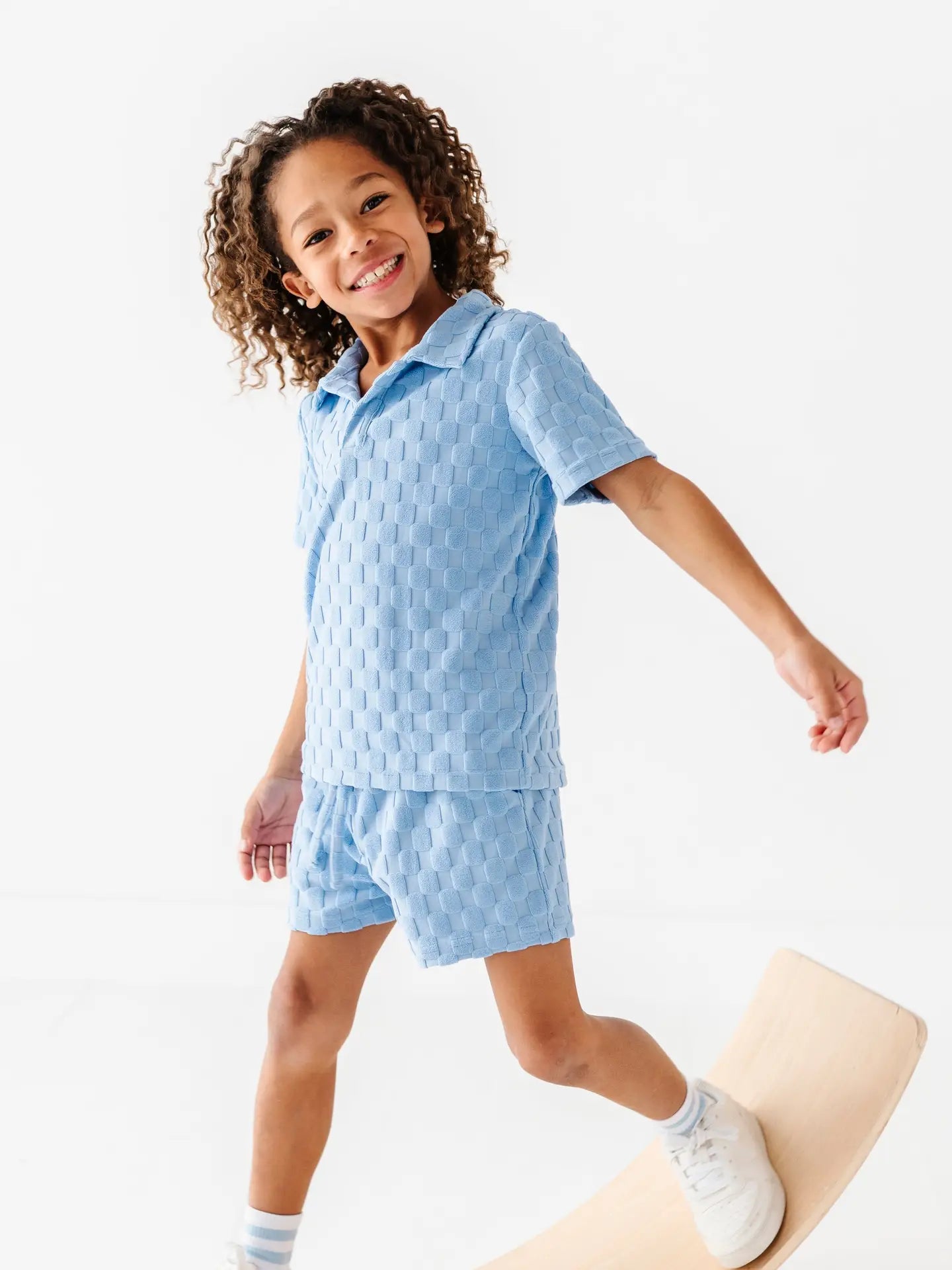 Coastal Blue | TERRY CHECK SET