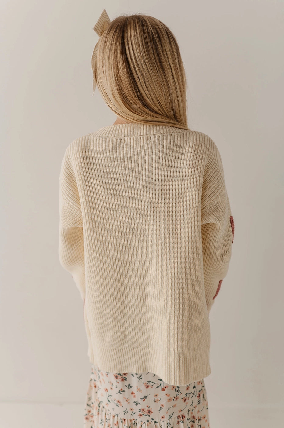 Wild Rosewood Bow Cardigan
