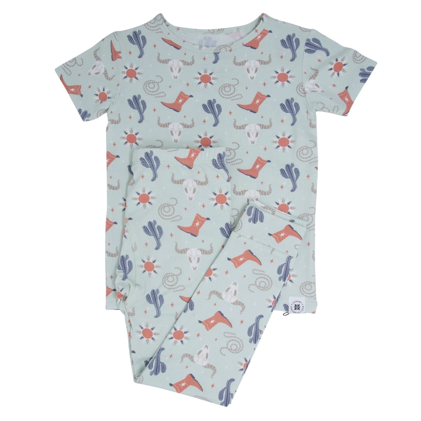 Big Kid Pajama S/S - Dude Ranch