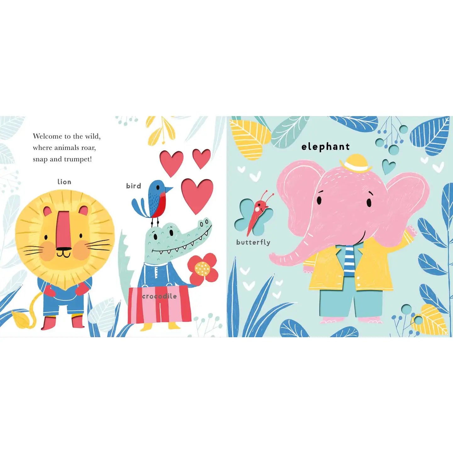 Soft to Touch Words Animals