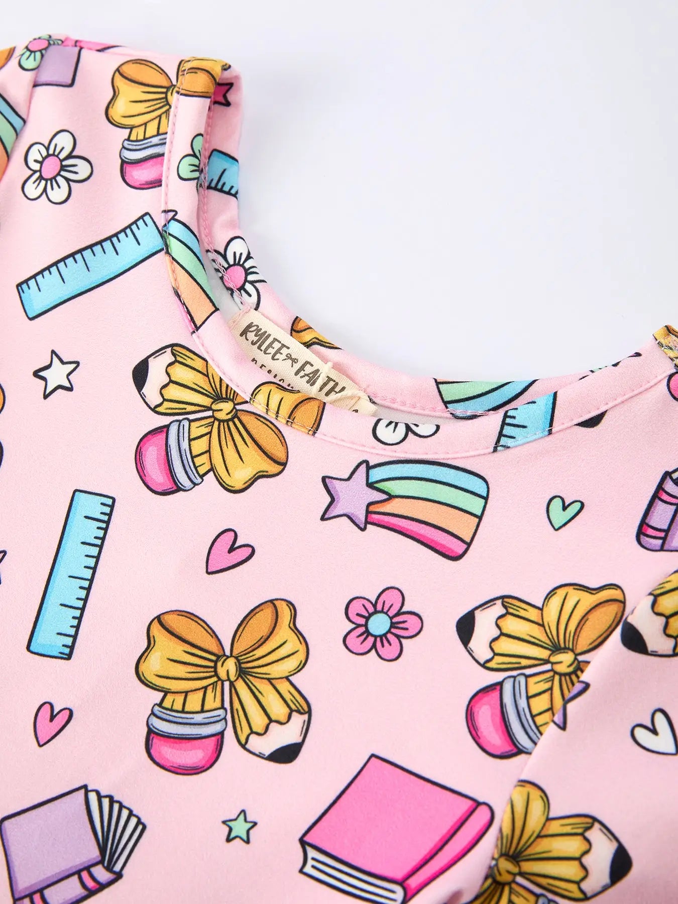 Back to School Print Dress