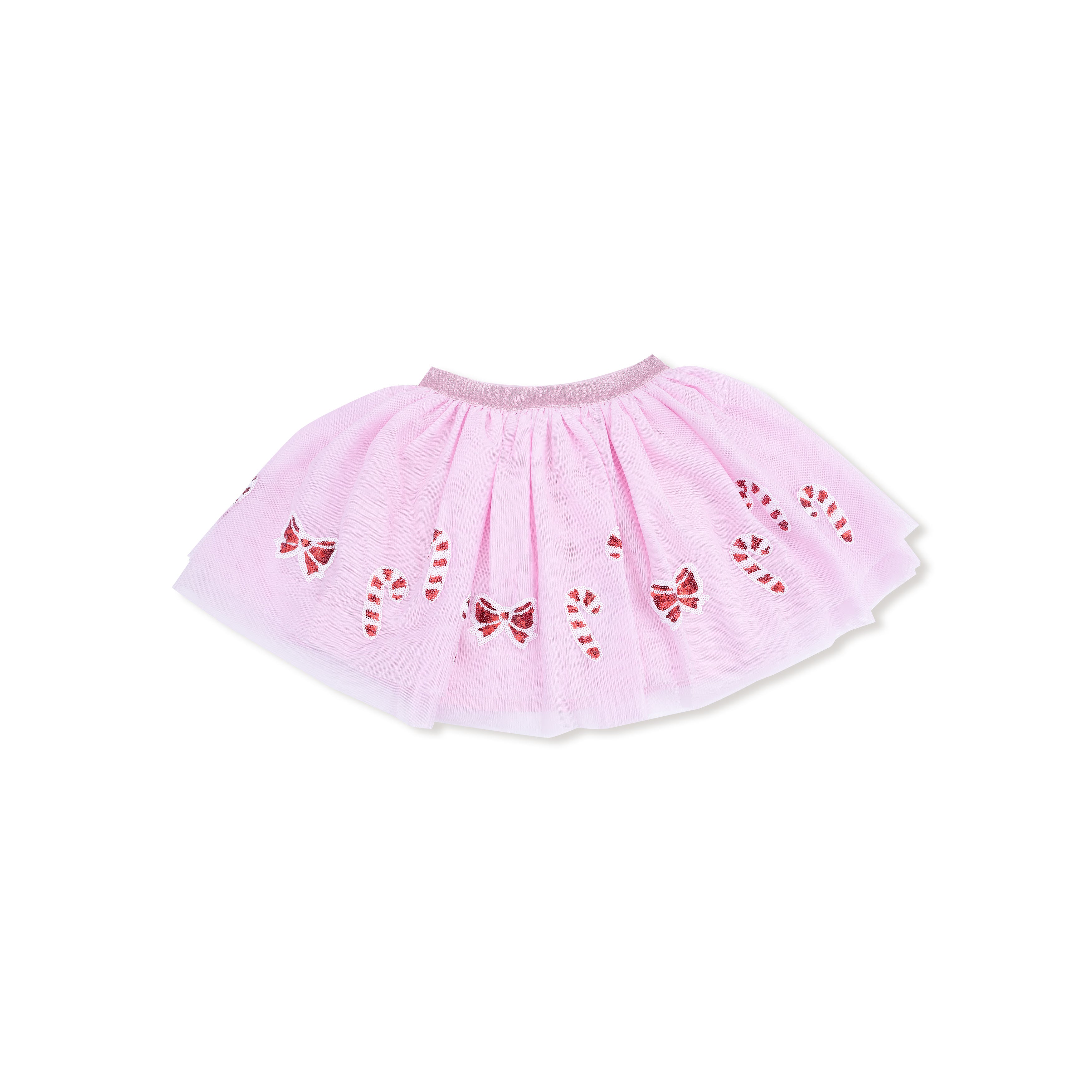 Pink Candy Canes Tutu Skirt