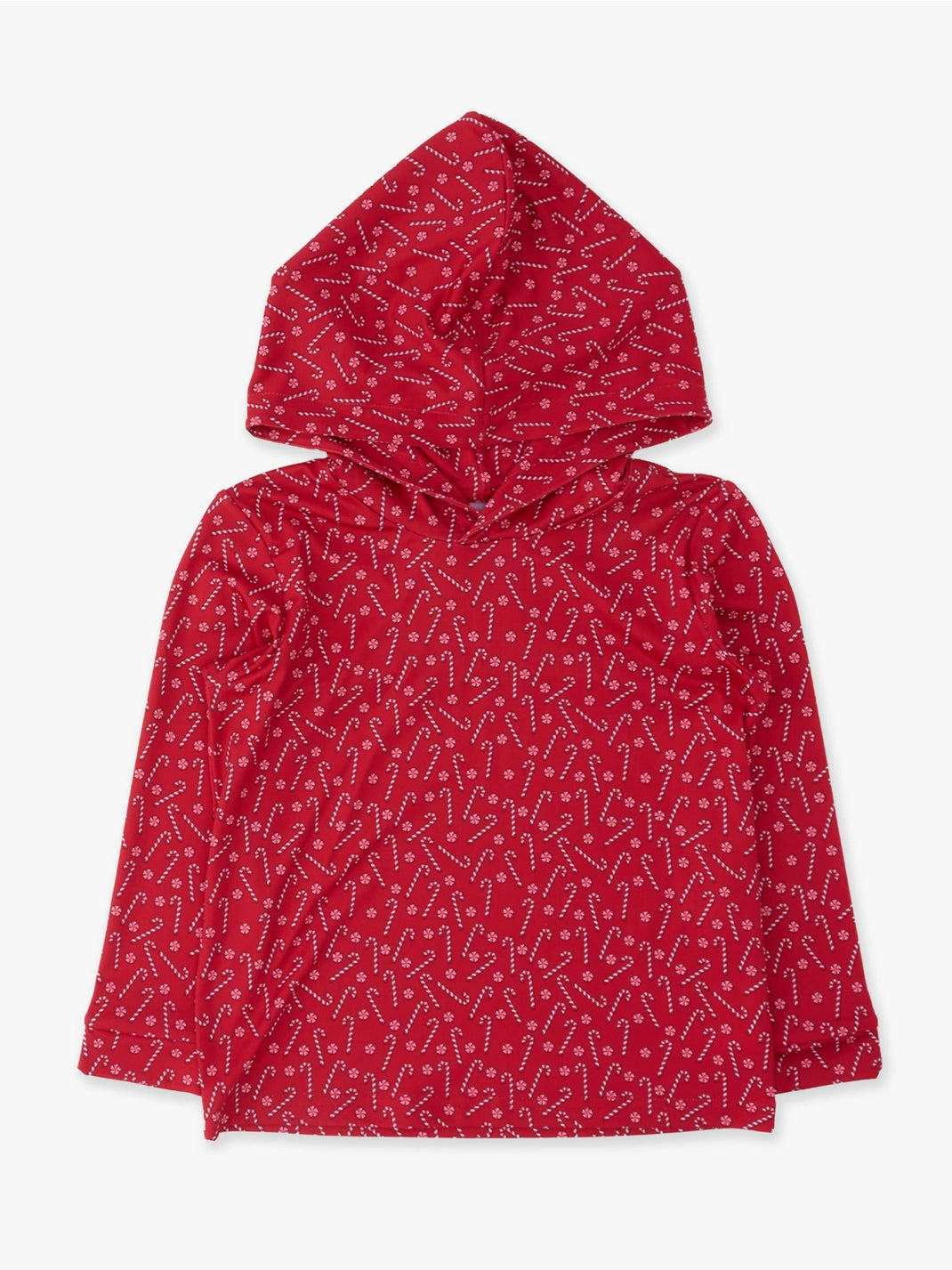 Tiny Candy Canes Performance Hooded Shirt