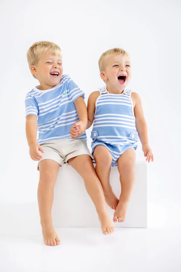 TBBC Carter Crewneck Sarasota Sky Saddle Ridge Stripe