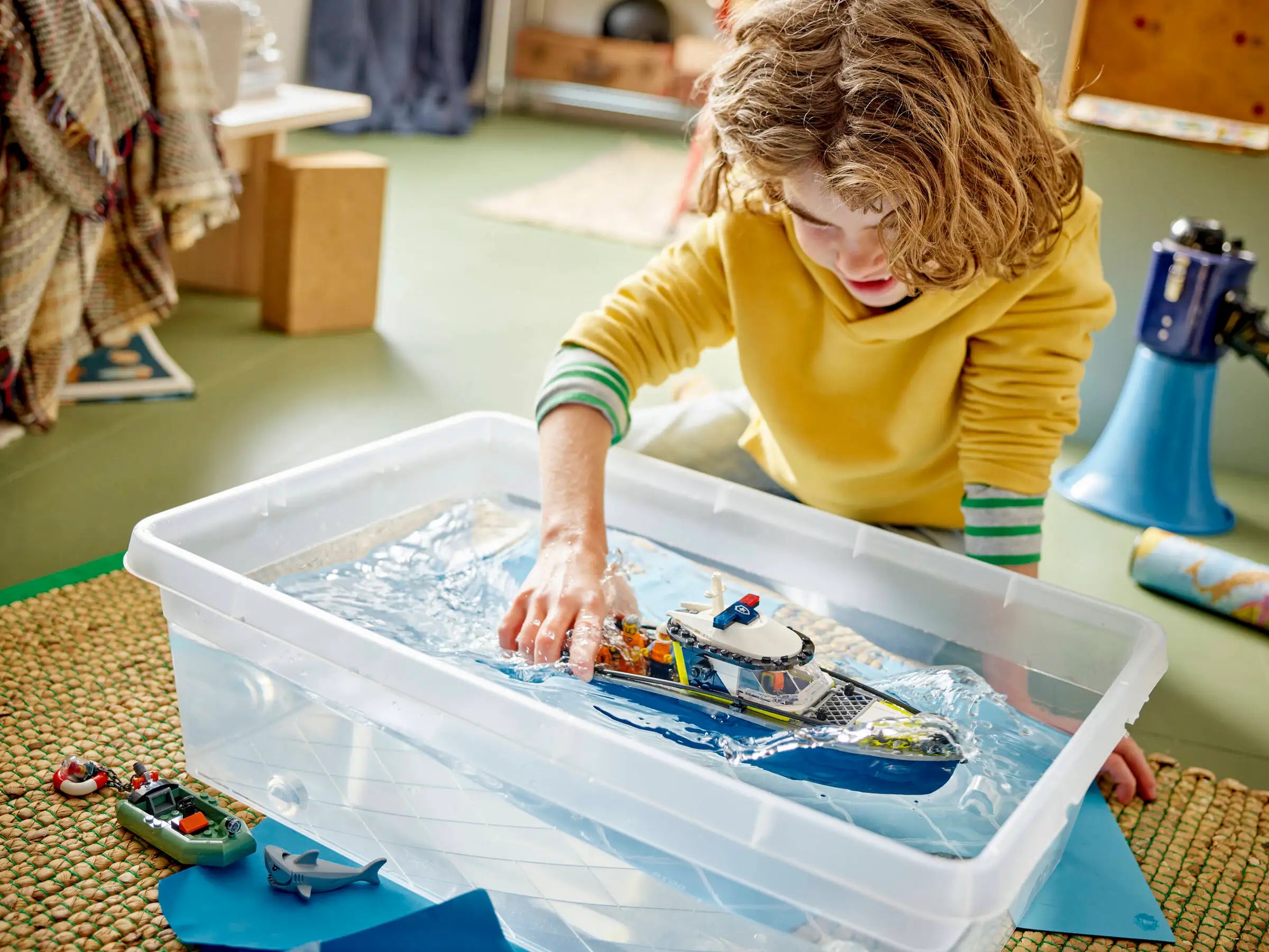 LEGO Police Boat Chase