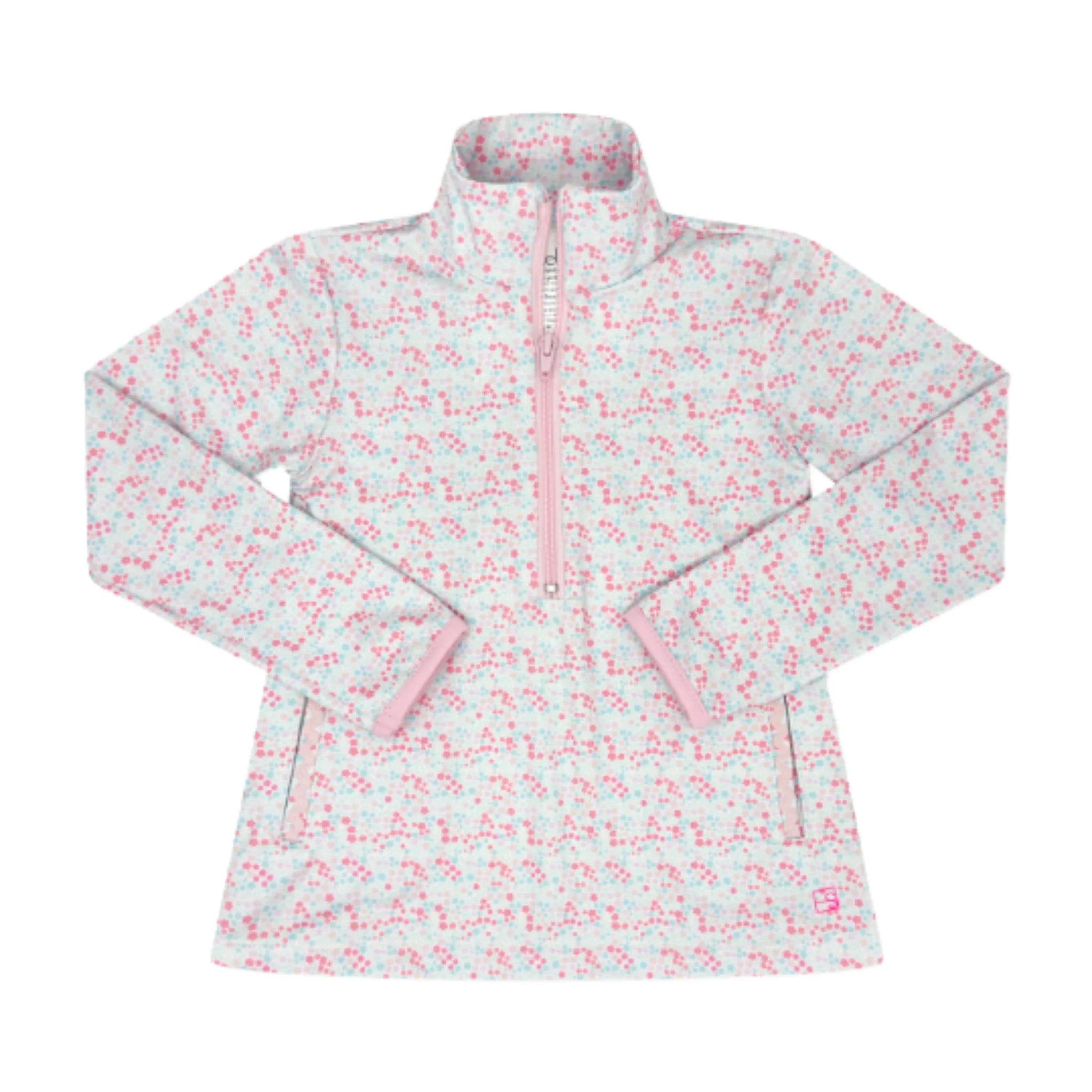 Petal Play Heather Half Zip