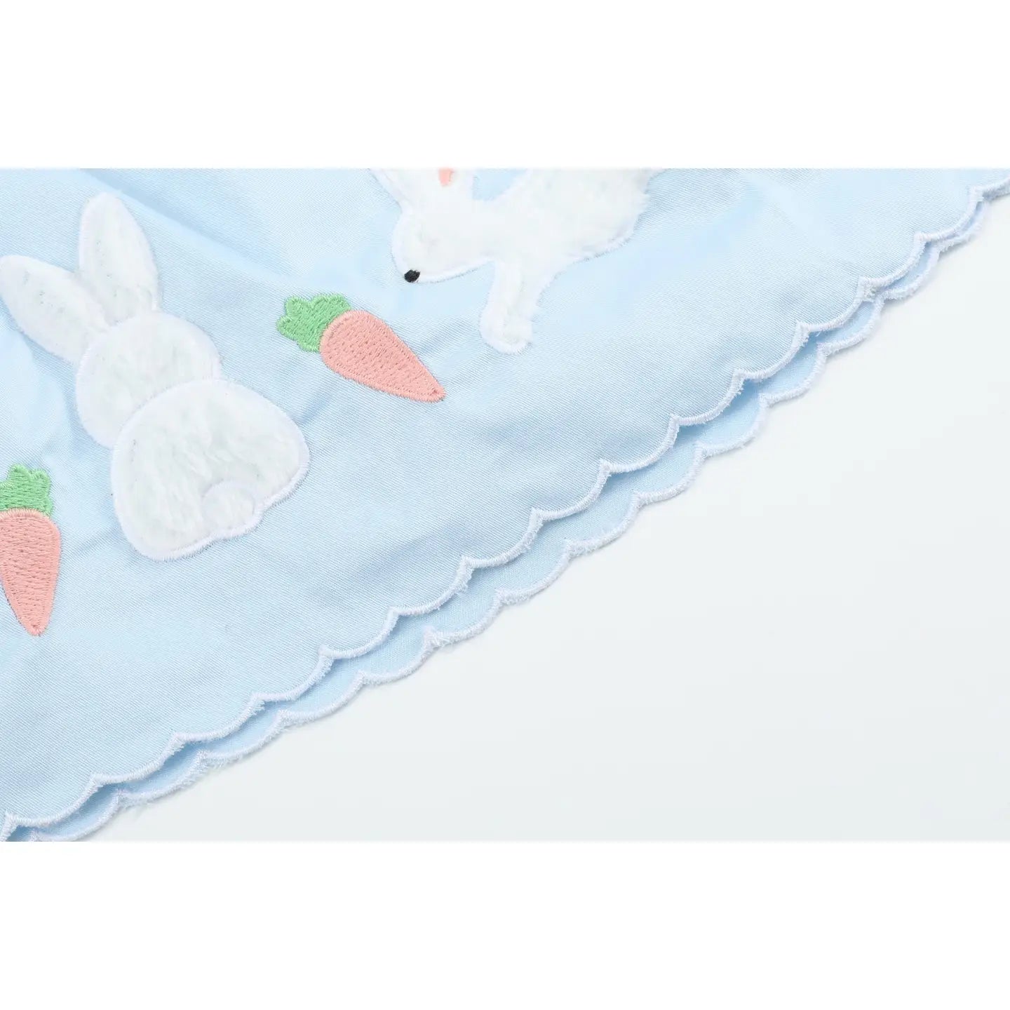 Light Blue Bunny and Flowers Dress