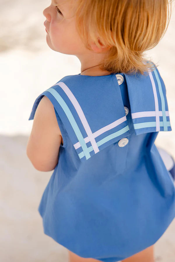 TBBC Townes Top Sail Bubble Wood Boat Blue