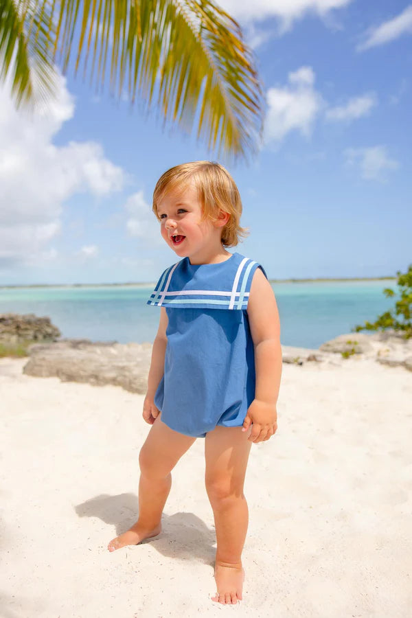 TBBC Townes Top Sail Bubble Wood Boat Blue