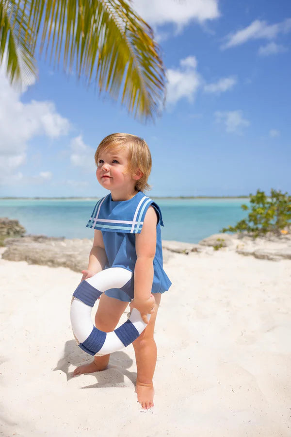 TBBC Townes Top Sail Bubble Wood Boat Blue